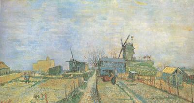Vincent Van Gogh Vegetable Garden in Montmartre (nn04) Germany oil painting art